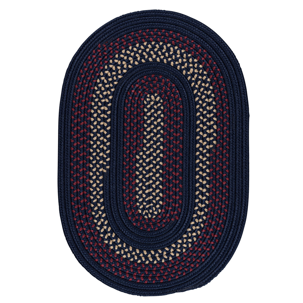 Colonial Mills Deerfield DF51 Midnight Blue Traditional Area Rug
