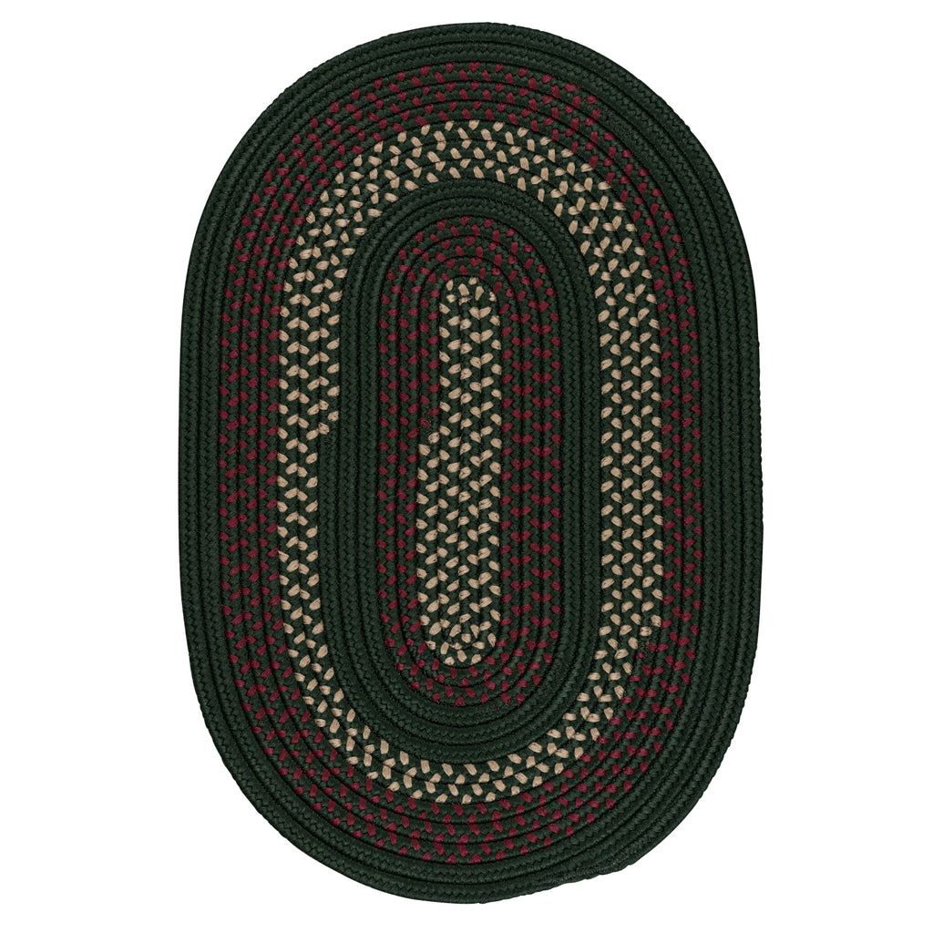 Colonial Mills Deerfield DF61 Hunter Green Traditional Area Rug