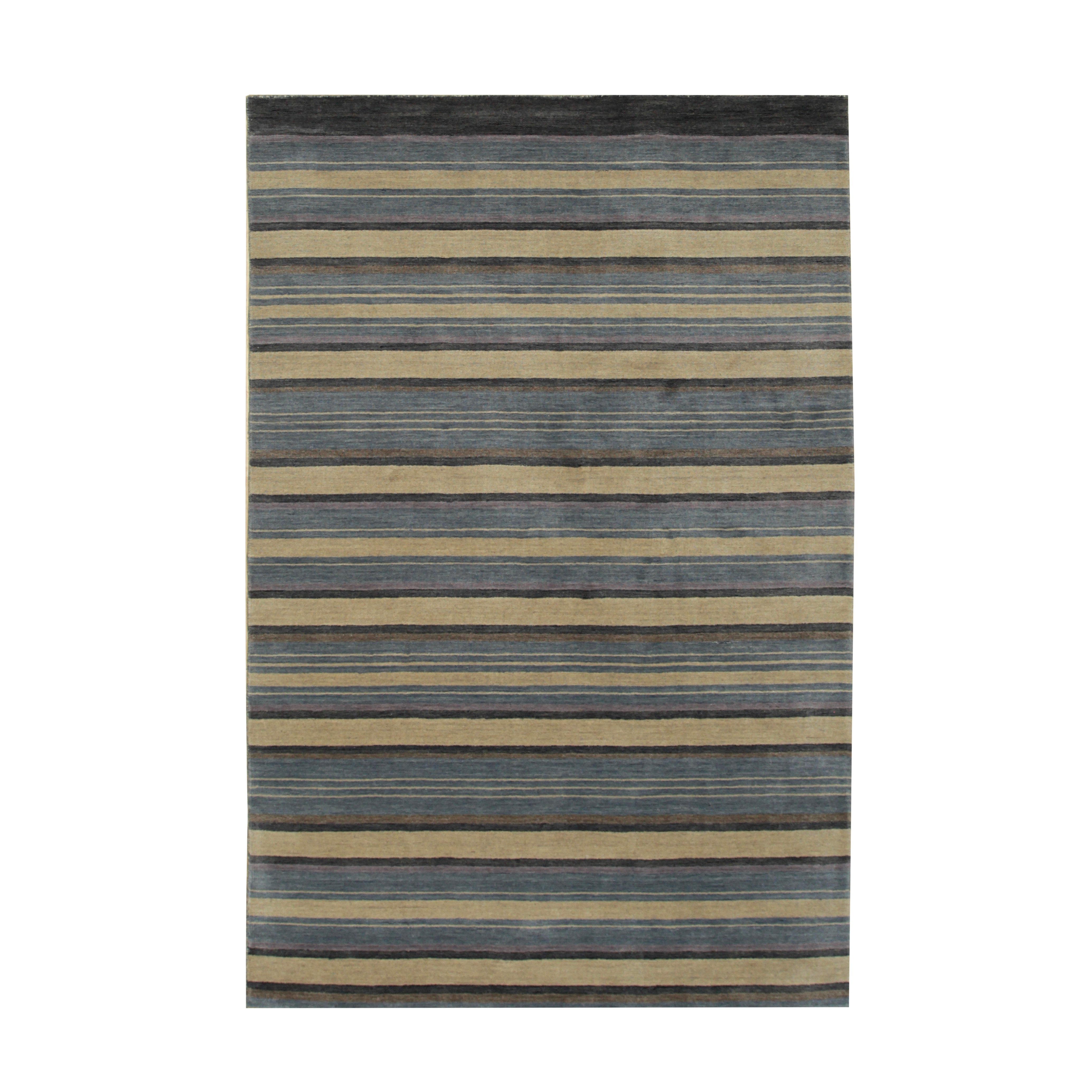 EORC Multicolored Handmade Wool Lori Toni Rug