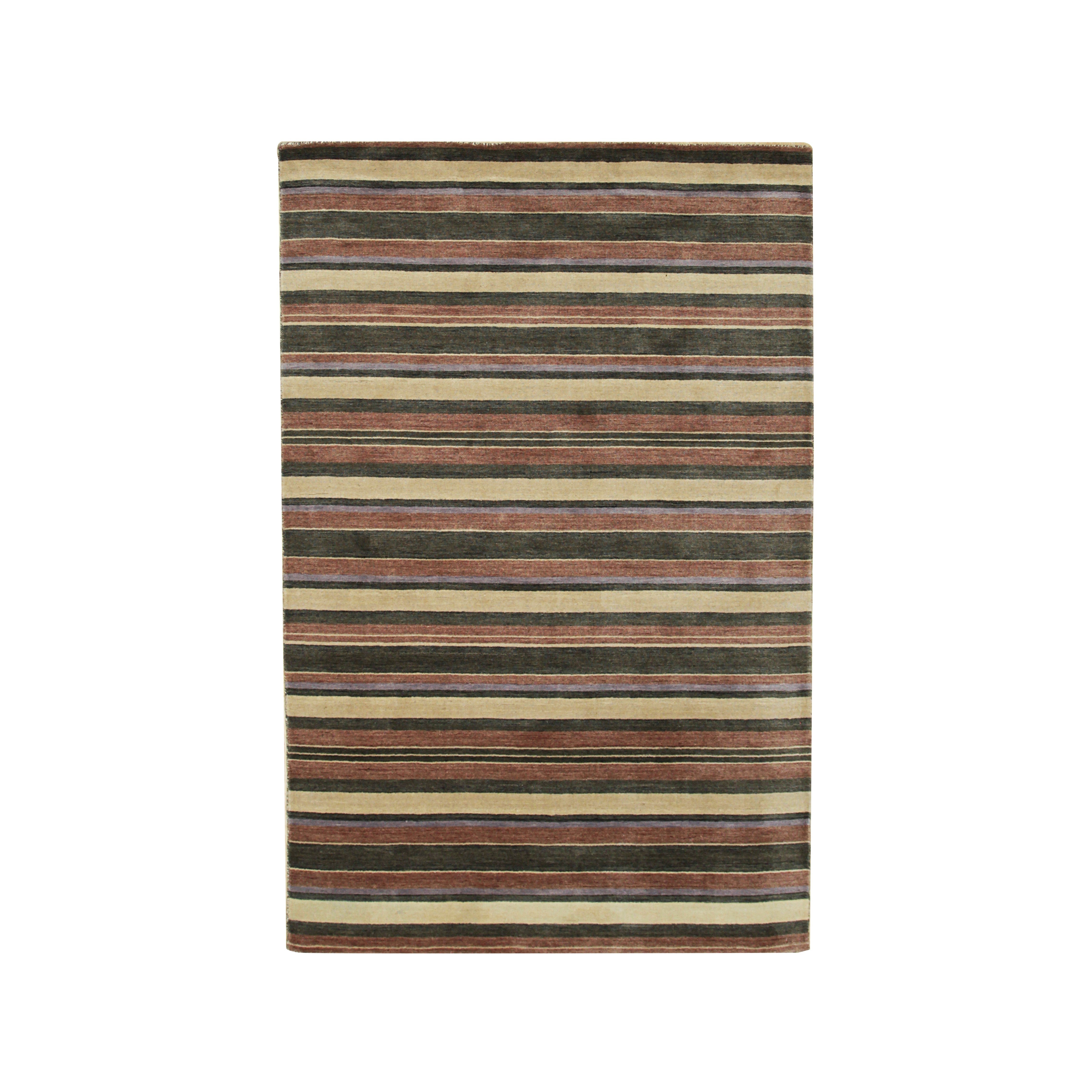 EORC Multicolored Handmade Wool Lori Toni Rug