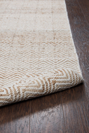 Rizzy Home Ellington EG9035 Natual Chevron Area Rug
