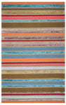 Rizzy Home Eden Harbor EH8739 Multi-Colored Stripe Area Rug