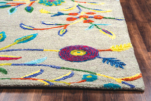 Rizzy Home Eden Harbor EH8883 Multi-Colored Floral Area Rug