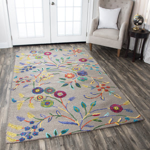 Rizzy Home Eden Harbor EH8883 Multi-Colored Floral Area Rug