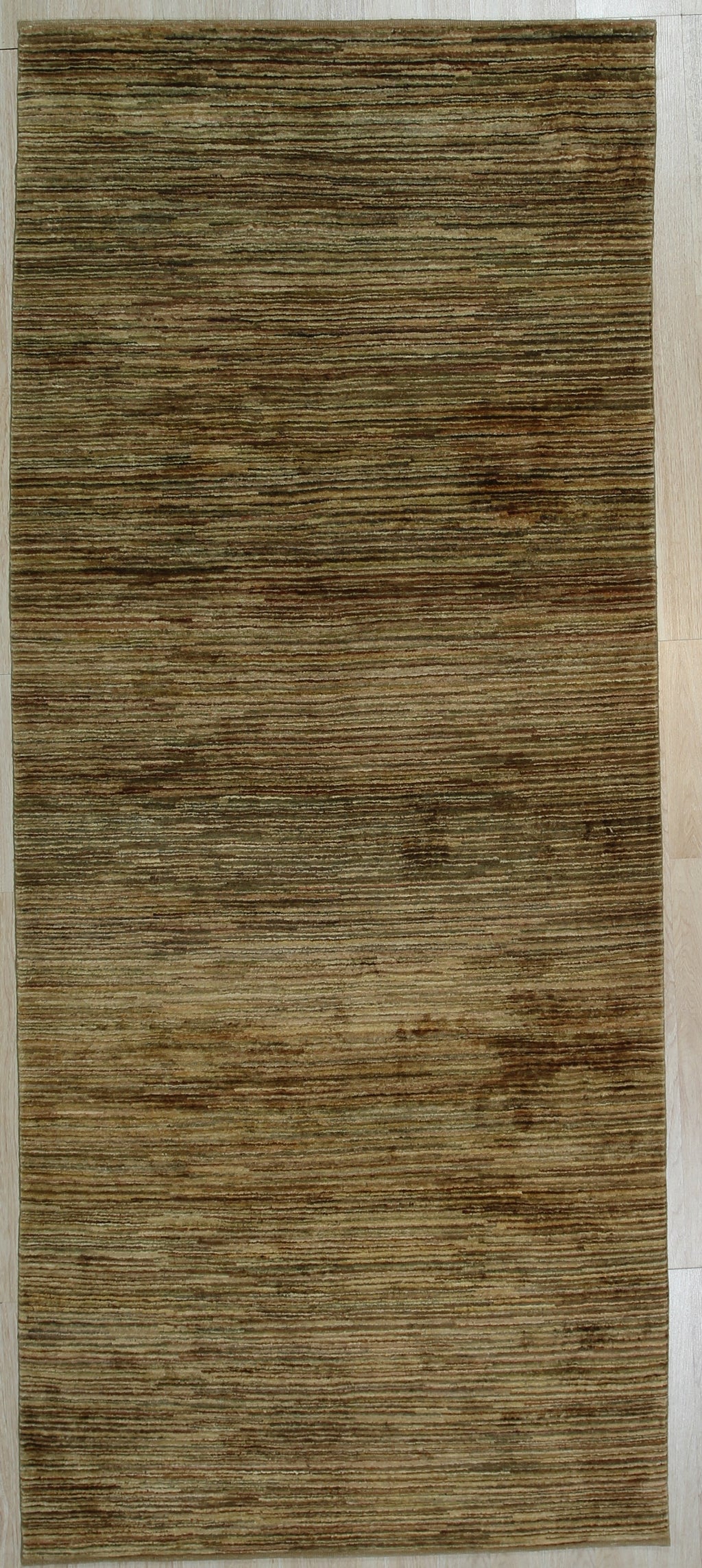 EORC Gold Handmade Afghan Wool Turkish Knot Rug