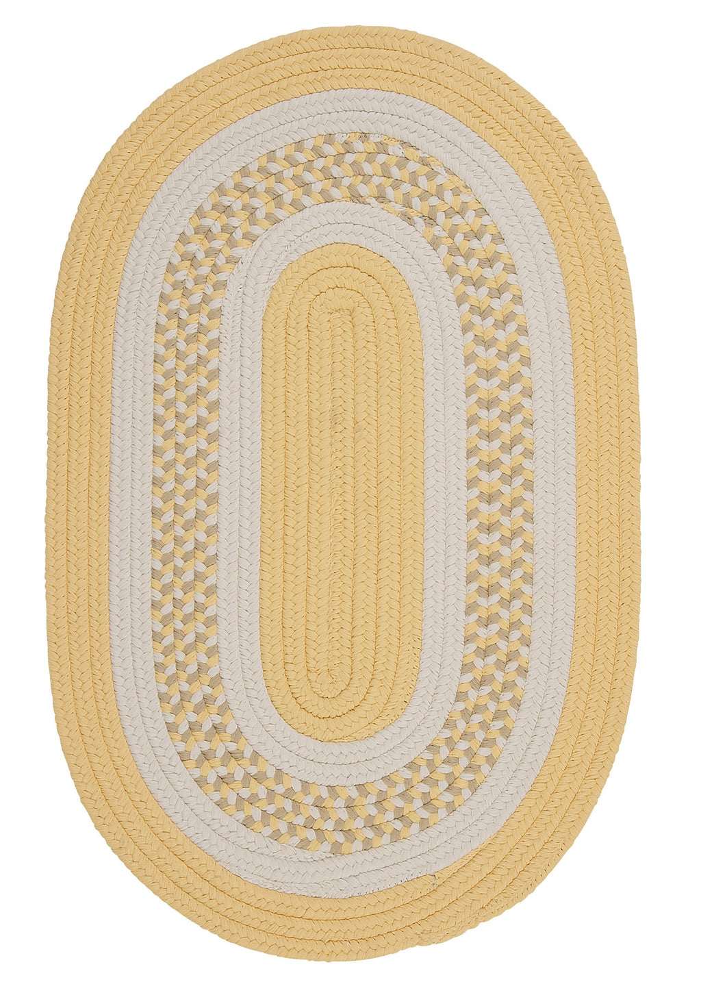 Colonial Mills Flowers Bay FB31 Yellow Indoor/Outdoor Area Rug