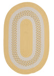 Colonial Mills Flowers Bay FB31 Yellow Indoor/Outdoor Area Rug