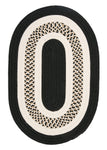 Colonial Mills Flowers Bay FB41 Black Indoor/Outdoor Area Rug