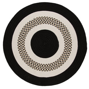 Colonial Mills Flowers Bay FB41 Black Indoor/Outdoor Area Rug