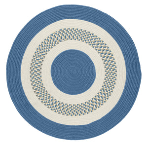 Colonial Mills Flowers Bay FB51 Blue Indoor/Outdoor Area Rug