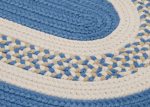 Colonial Mills Flowers Bay FB51 Blue Indoor/Outdoor Area Rug