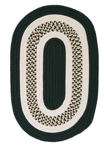Colonial Mills Flowers Bay FB62 Dark Green Indoor/Outdoor Area Rug
