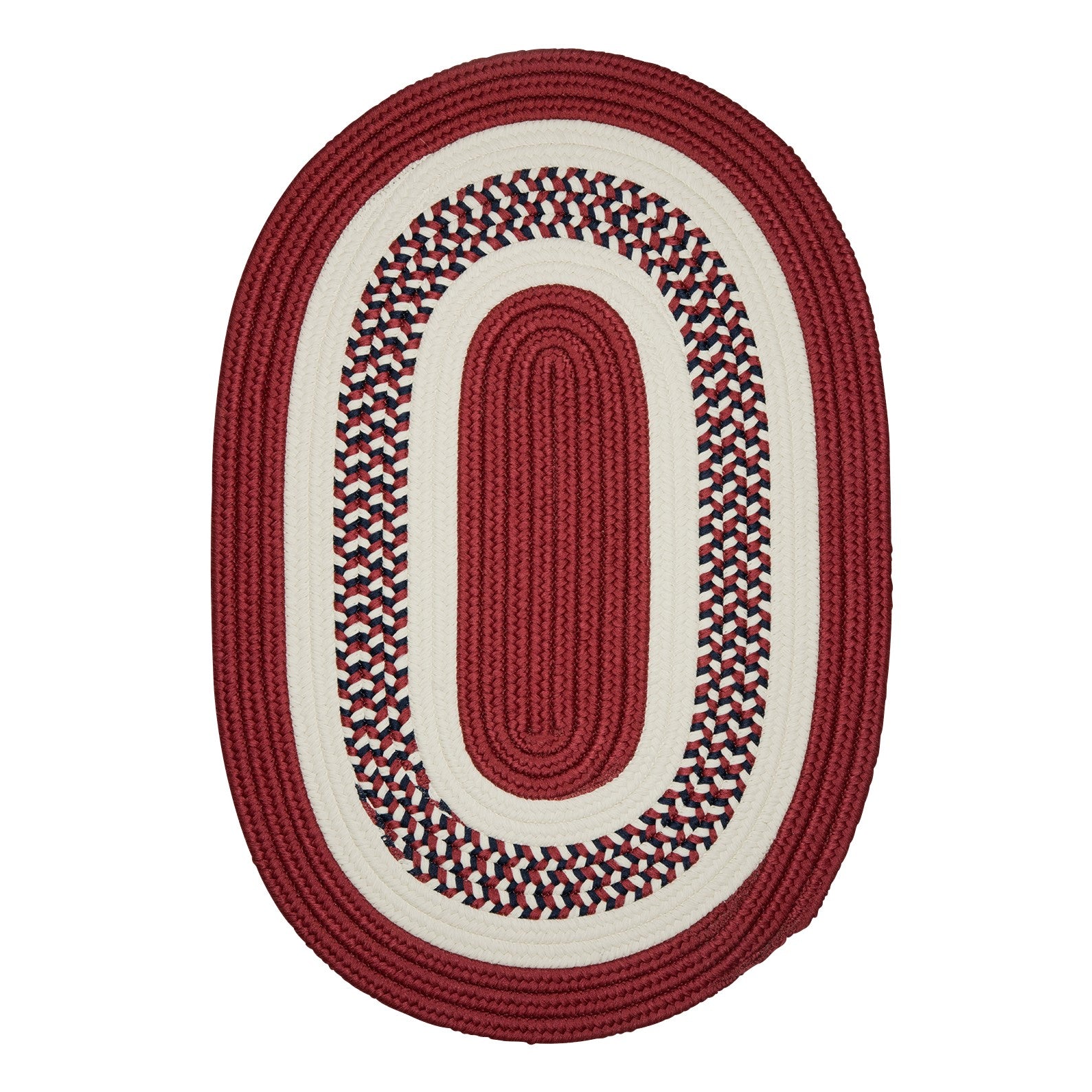 Colonial Mills Flowers Bay FB70 Patriot Red Indoor/Outdoor Area Rug