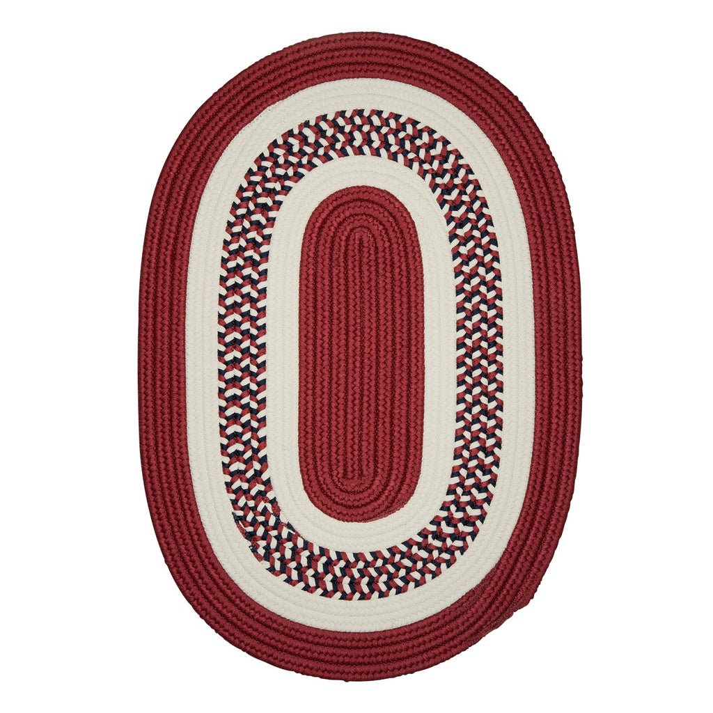 Colonial Mills Flowers Bay FB70 Patriot Red Indoor/Outdoor Area Rug