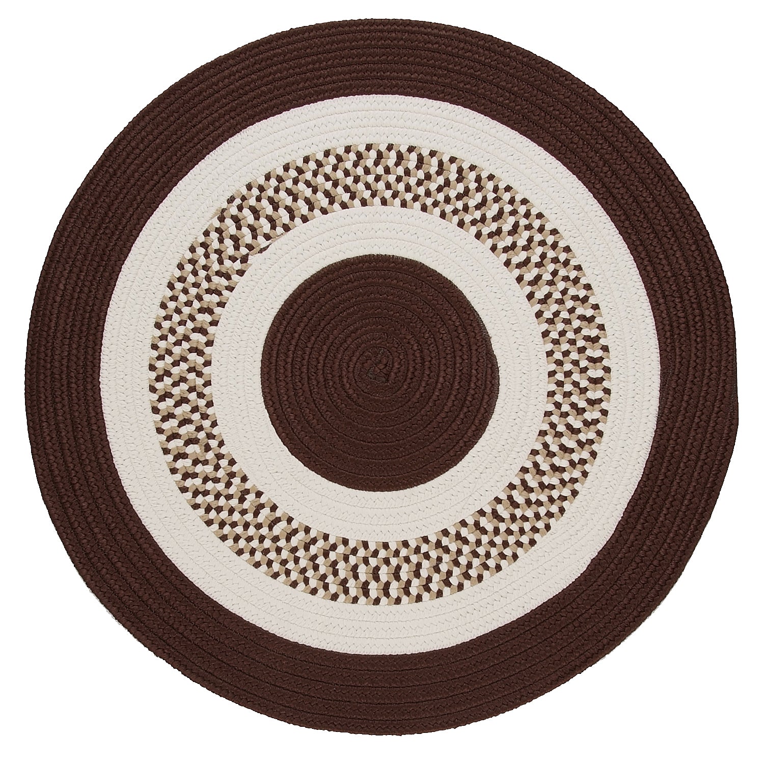 Colonial Mills Flowers Bay FB81 Brown Indoor/Outdoor Area Rug