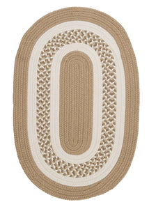 Colonial Mills Flowers Bay FB91 Cuban Sand Indoor/Outdoor Area Rug