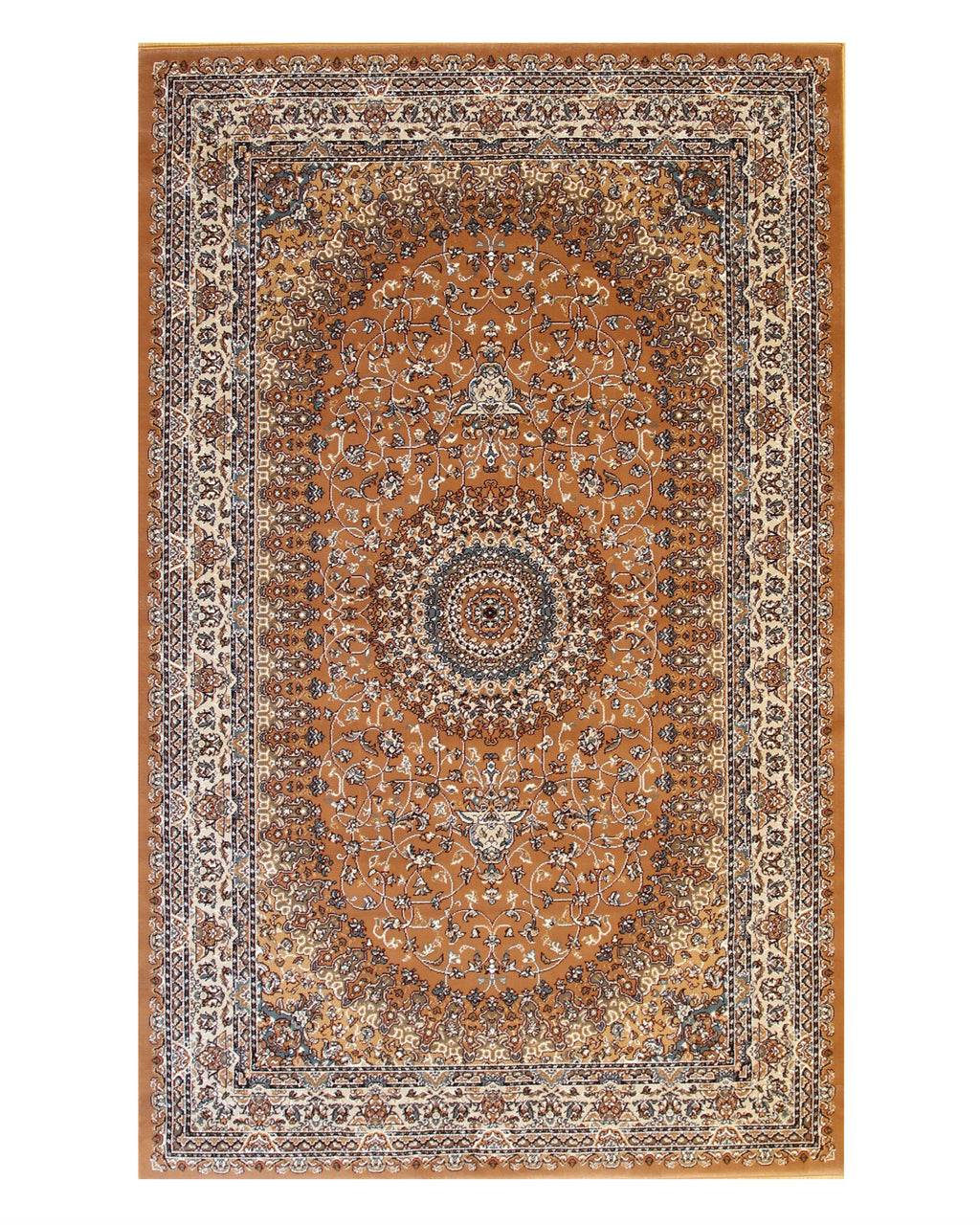 EORC Rust  Tabriz Rug