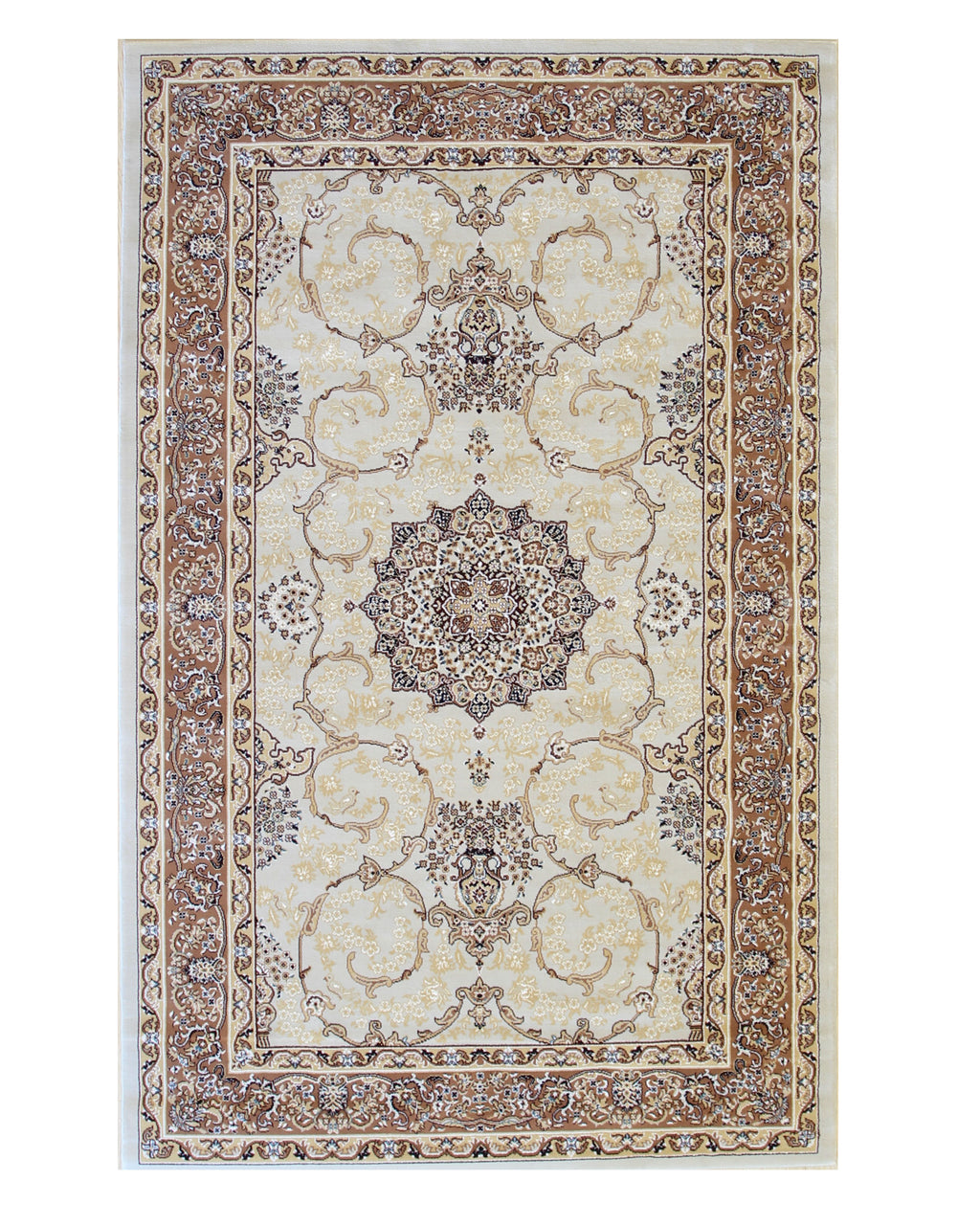 EORC Beige  Tabriz Rug