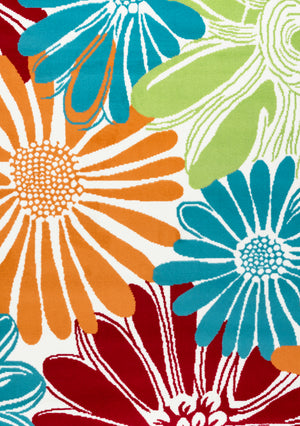 Rizzy Home Glendale GD5909 Multi-Colored Floral Area Rug
