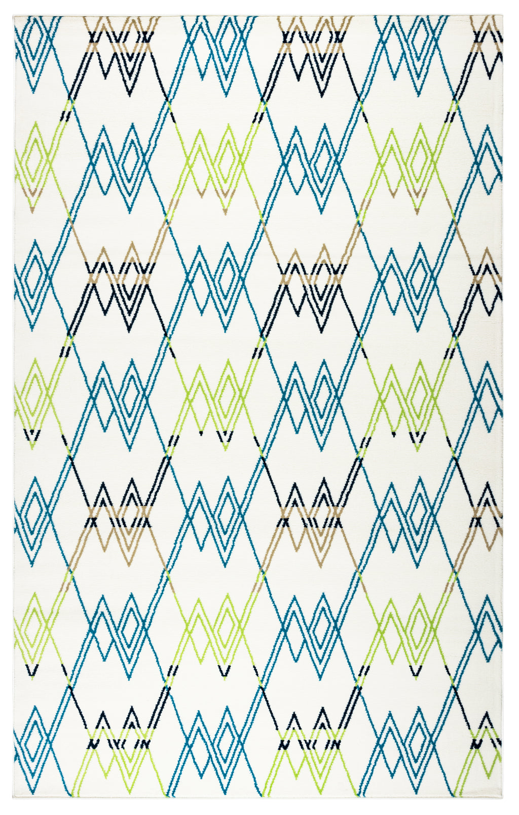 Rizzy Home Glendale GD5943 Multi-Colored Trellis Area Rug
