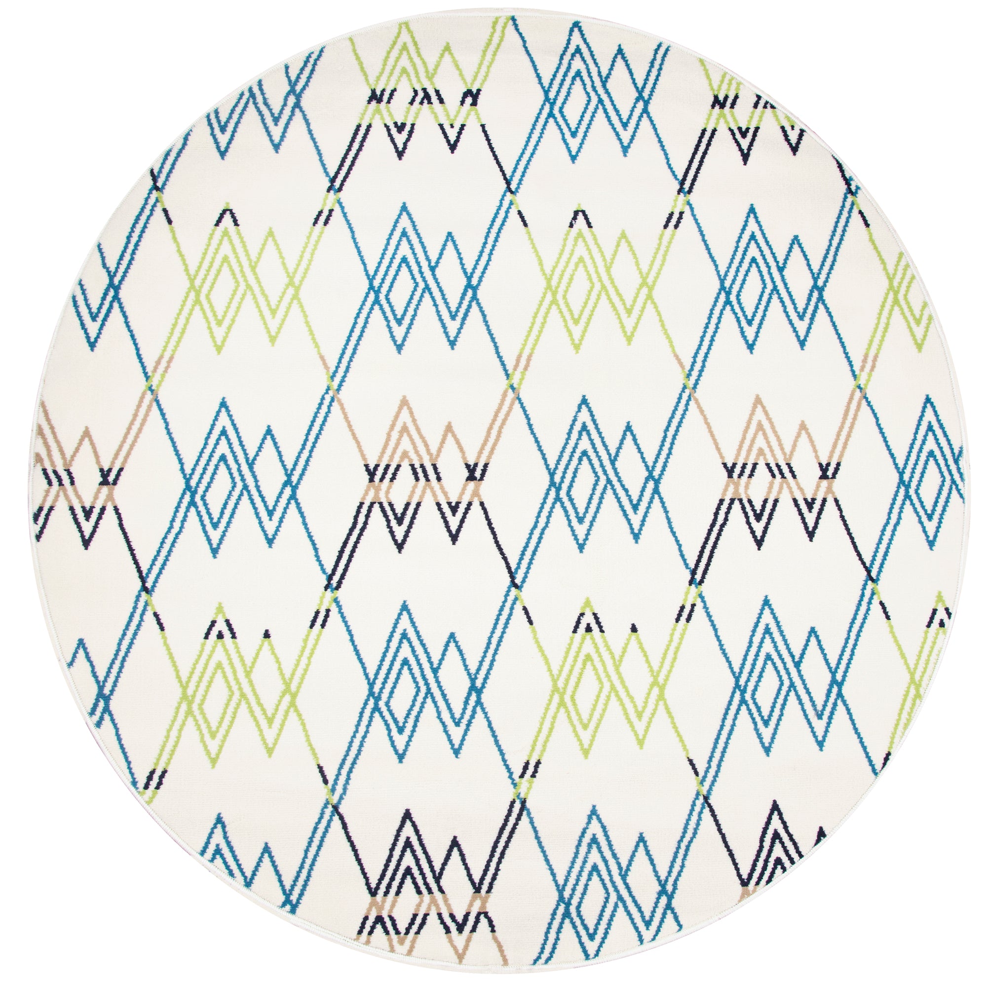 Rizzy Home Glendale GD5943 Multi-Colored Trellis Area Rug