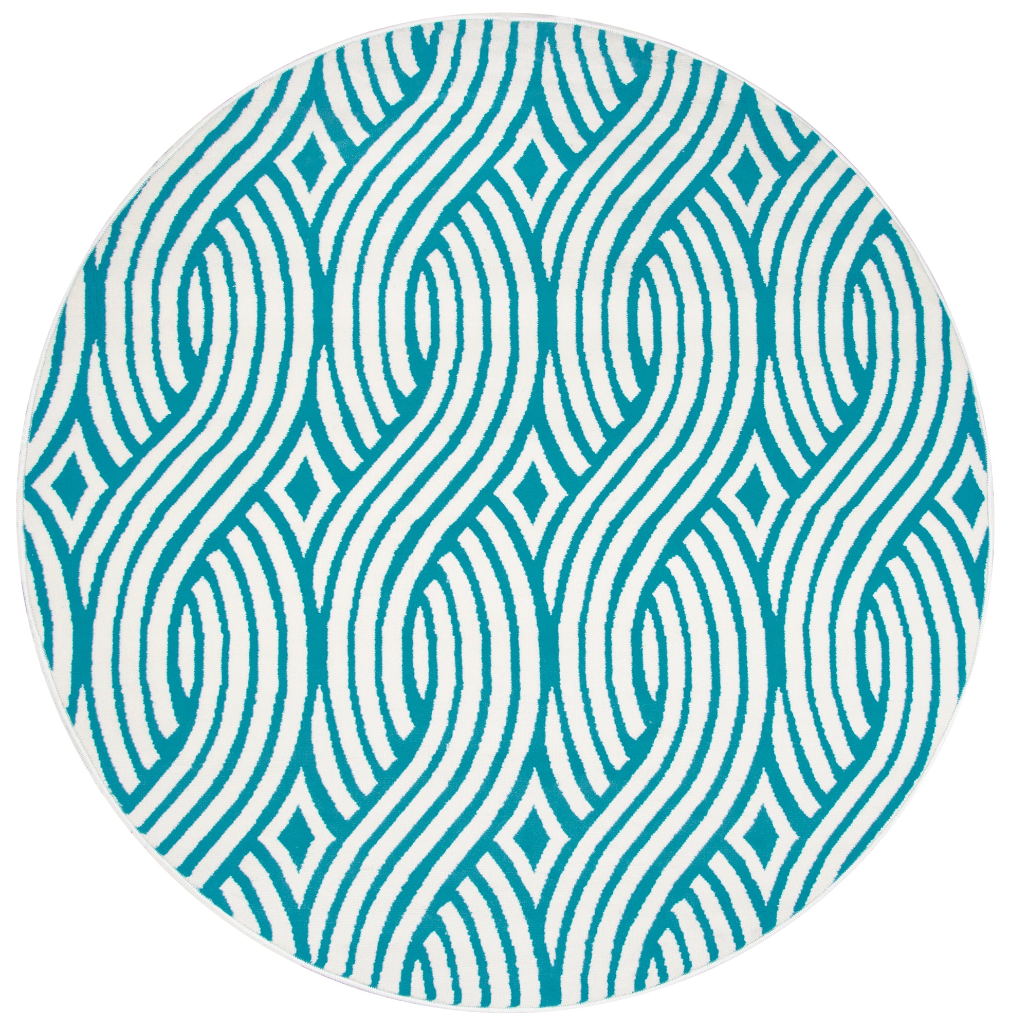 Rizzy Home Glendale GD5950 Aqua/Blue Weave Area Rug