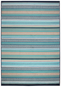 Rizzy Home Glendale GD7000 Multi-Colored Pattern/ Stripe Area Rug