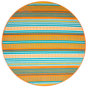 Rizzy Home Glendale GD7001 Multi-Colored Pattern/Stripe Area Rug