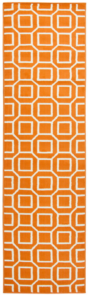 Rizzy Home Glendale GD7005 Orange Geometric Area Rug