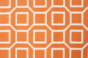 Rizzy Home Glendale GD7005 Orange Geometric Area Rug