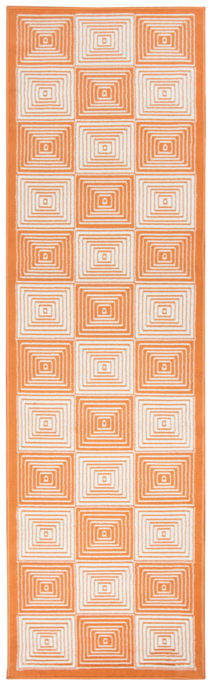 Rizzy Home Glendale GD7007 Orange Geometric Area Rug