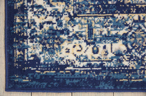 Nourison Grafix Navy/Blue Area Rug