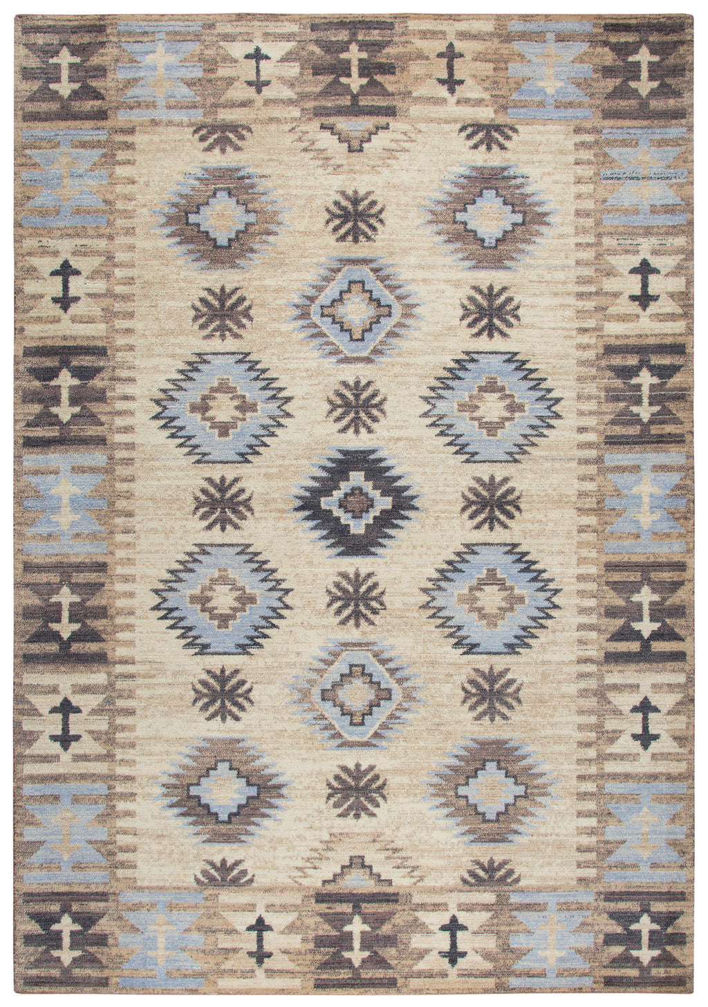 Rizzy Home Gossamer GS6185 Beige Motif Area Rug