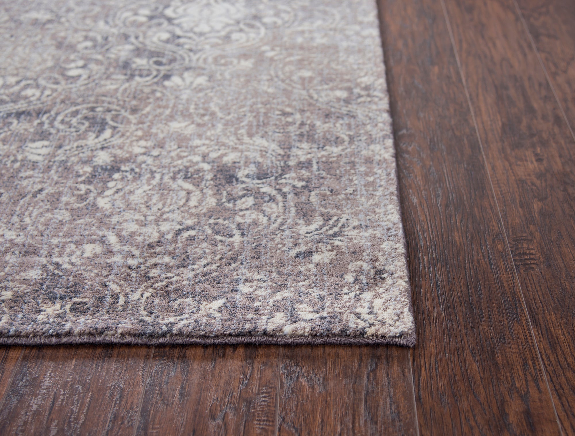Rizzy Home Gossamer GS6762 Taupe Damask Area Rug