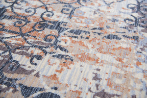 Rizzy Home Gossamer GS6770 Gray Trellis Distress Area Rug
