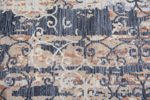 Rizzy Home Gossamer GS6770 Gray Trellis Distress Area Rug