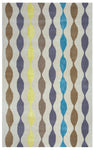 Rizzy Home Gillespie Avenue GV8623 Brown/Grey/Yellow/Blue Geometric Area Rug