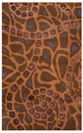 Rizzy Home Gillespie Avenue GV8772 Camel/Brown Abstract Area Rug