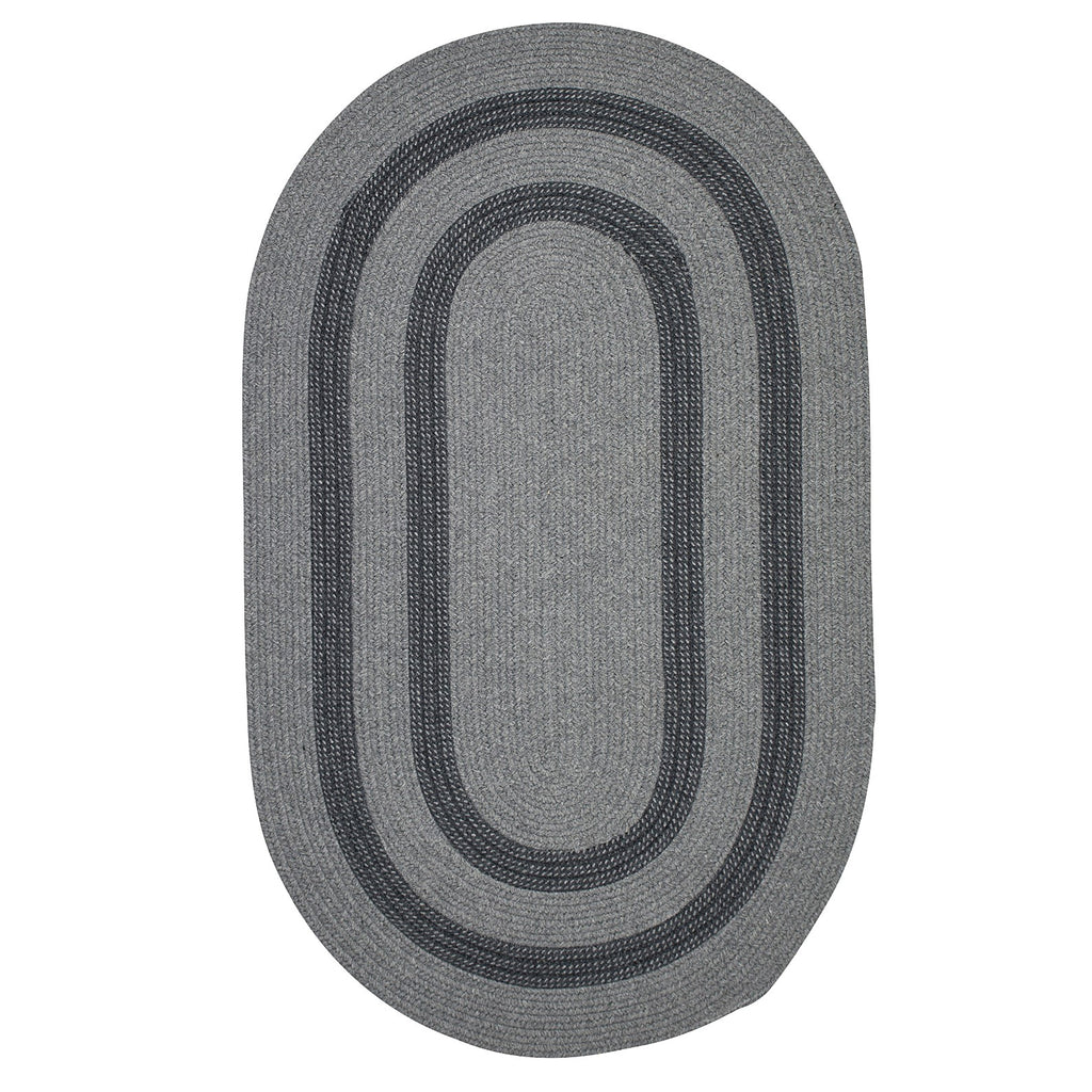 Colonial Mills Graywood GW23 Gray Bordered Area Rug