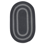 Colonial Mills Graywood GW43 Charcoal Bordered Area Rug