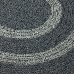 Colonial Mills Graywood GW43 Charcoal Bordered Area Rug