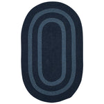 Colonial Mills Graywood GW53 Navy Bordered Area Rug