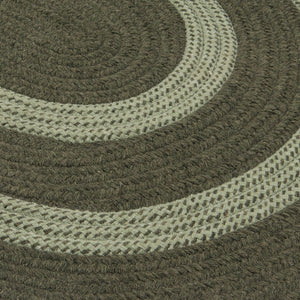 Colonial Mills Graywood GW63 Moss Green Bordered Area Rug