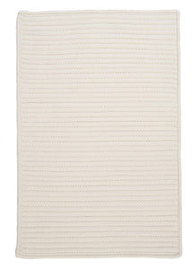 Colonial Mills Simply Home Solid H141 White Indoor/Outdoor Area Rug