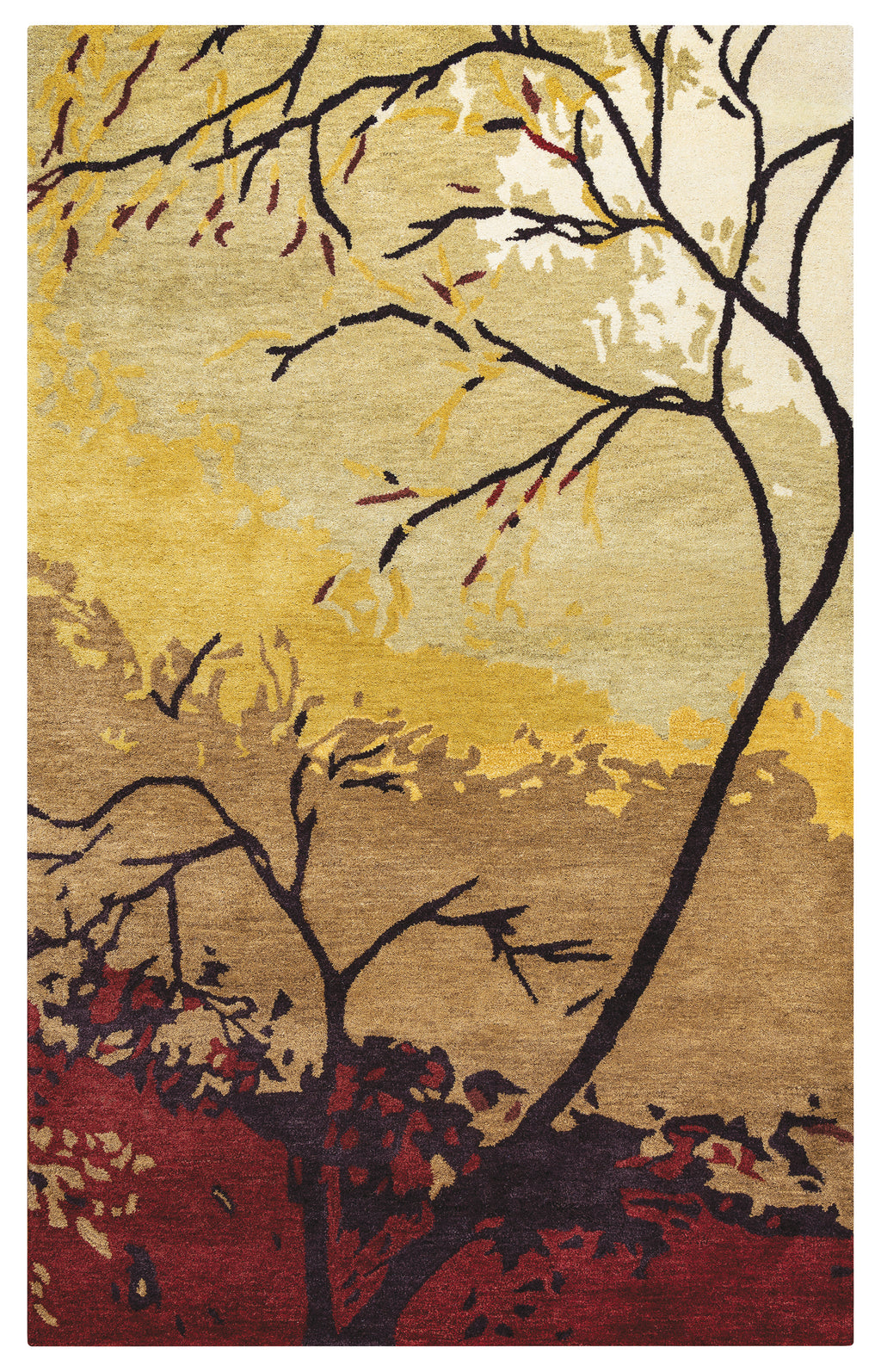 Rizzy Home Highland HD3029 Multi-Colored Nature Area Rug