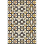 Oriental Weavers Hampton Grey/Gold Geometric 8021L Area Rug