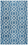 Rizzy Home Idyllic ID883A Dark Blue Geometric Area Rug
