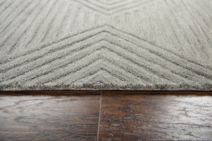 Rizzy Home Idyllic ID916A Gray Solid Area Rug