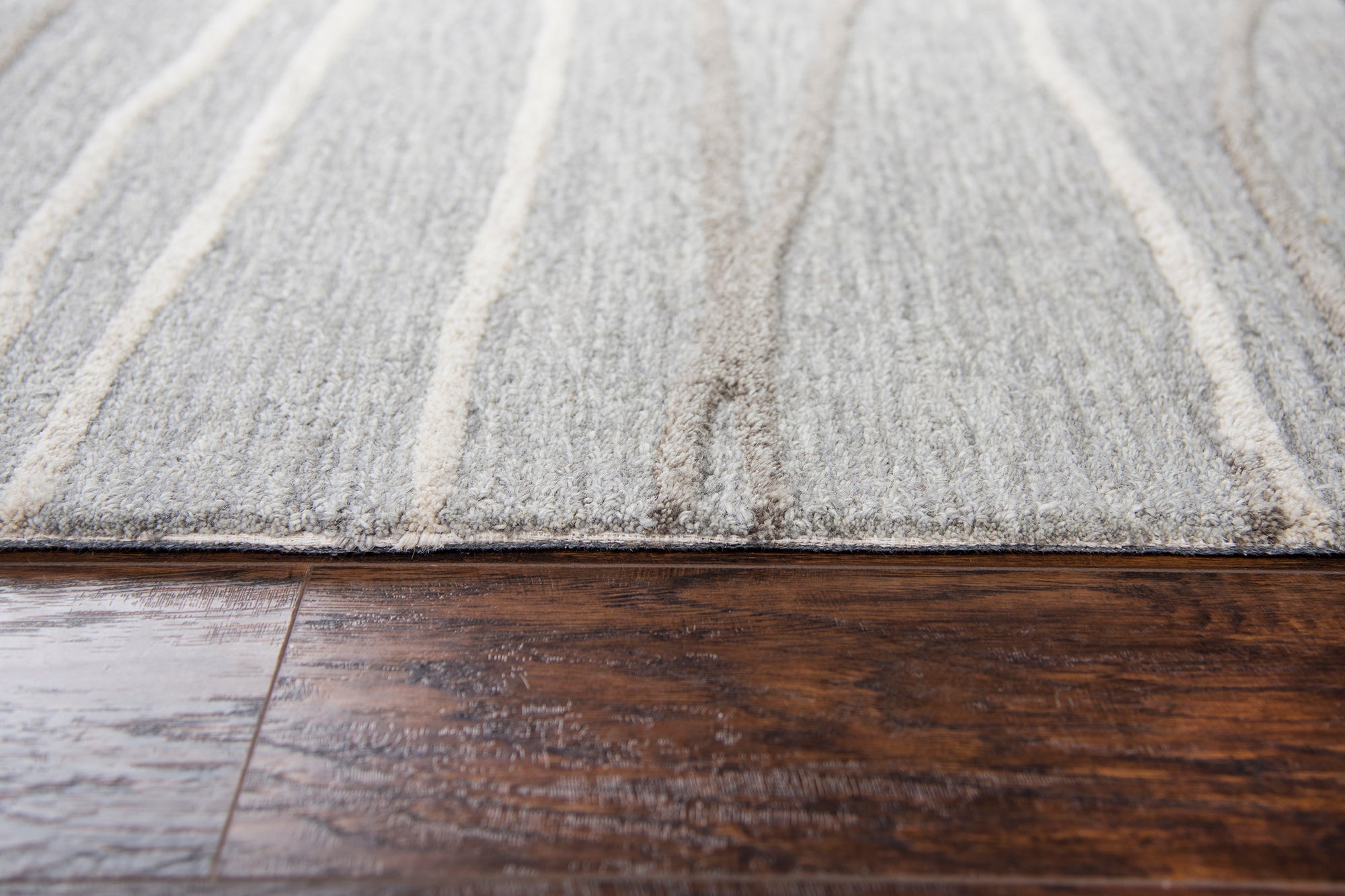 Rizzy Home Idyllic ID968A Gray Lines Area Rug
