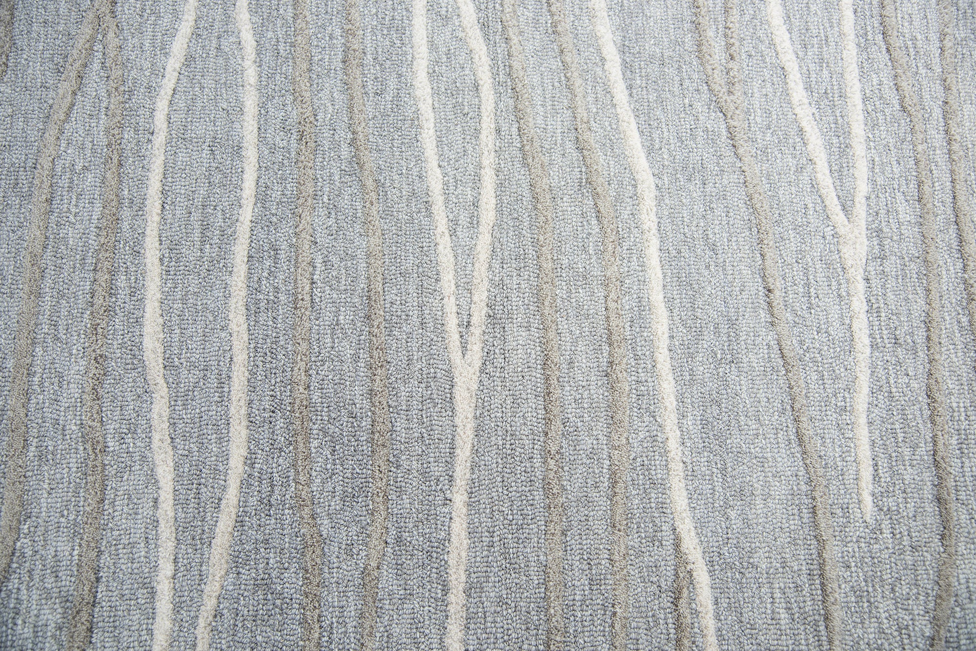 Rizzy Home Idyllic ID968A Gray Lines Area Rug